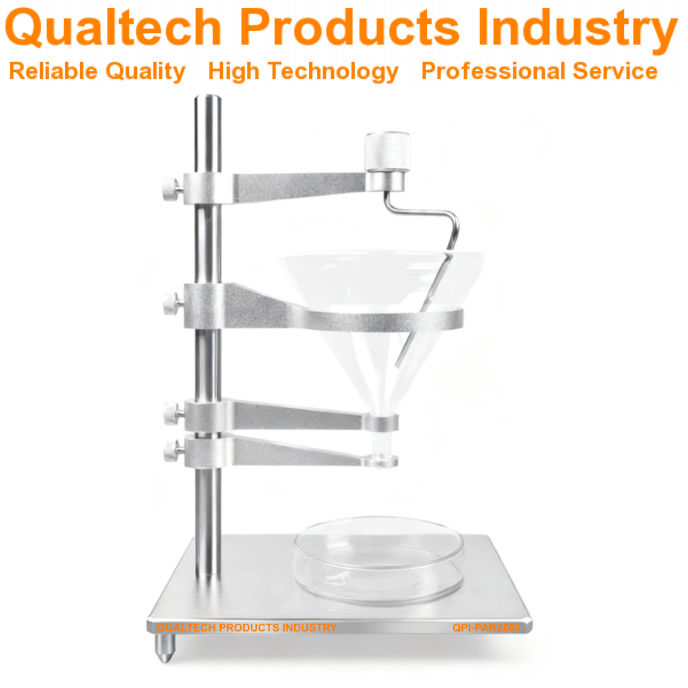 Powder Angle of Repose Tester Glass Funnel